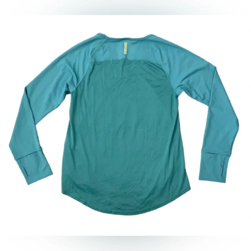 NWOT Gymshark Pulse Long Sleeve Teal - Picture 6 of 16